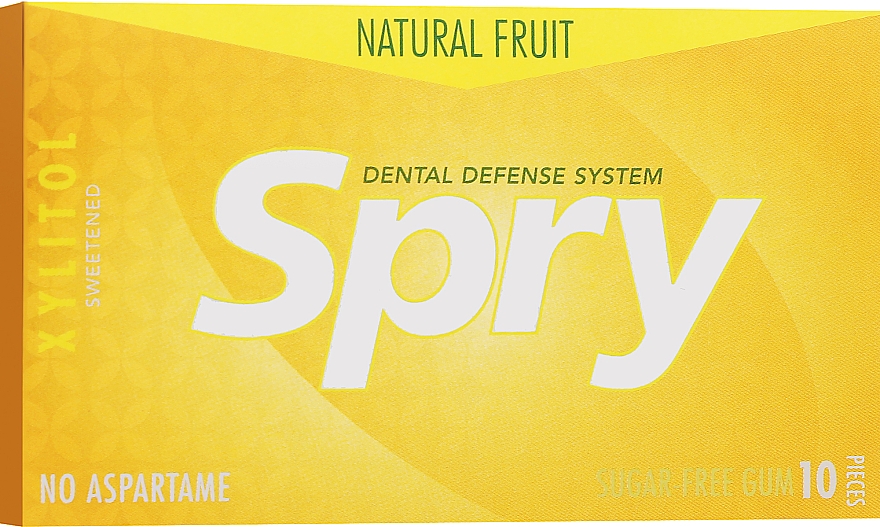 Натуральная жевательная резинка фруктовая с ксилитом - Spry Chewing Gum — фото N1