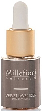 Духи, Парфюмерия, косметика Концентрат для аромалампы - Millefiori Milano Selected Velvet Lavender Fragrance Oil