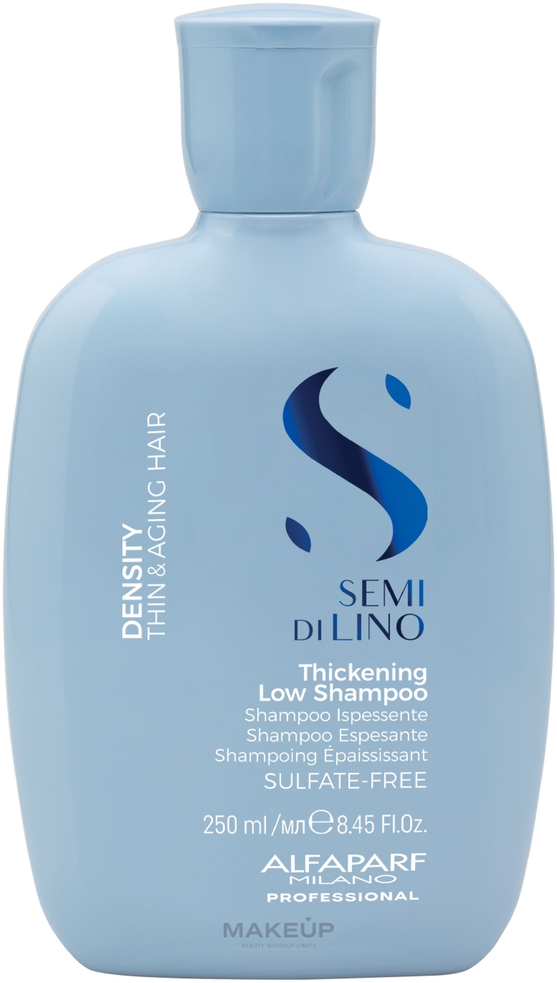 Шампунь для плотности волос - Alfaparf Semi di Lino Density Thickening Low Shampoo — фото 250ml