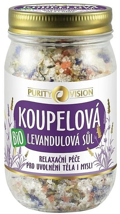 Соль для ванны "Лаванда" - Purity Vision Bio Lavander Bath Salt — фото N1