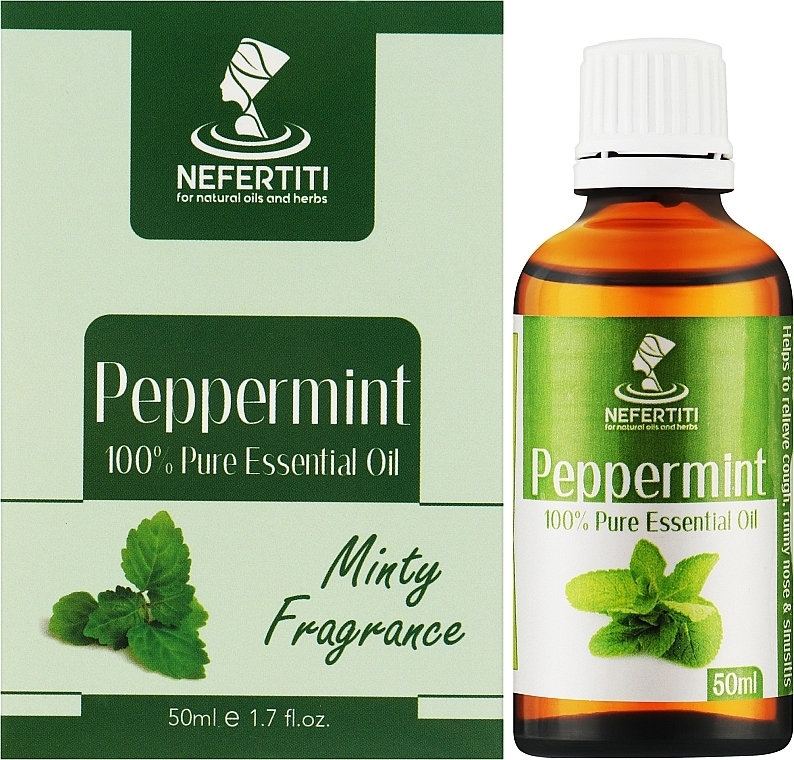 Эфирное масло мяты - Nefertiti Peppermint 100% Pure Essential Oil — фото N2