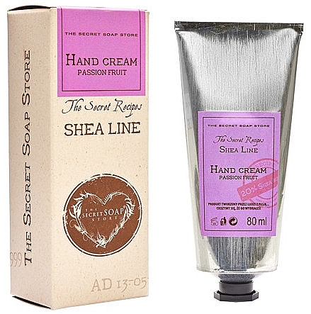 Крем для рук "Маракуйя" - Soap&Friends Shea Line Hand Cream Passion Fruit — фото N1