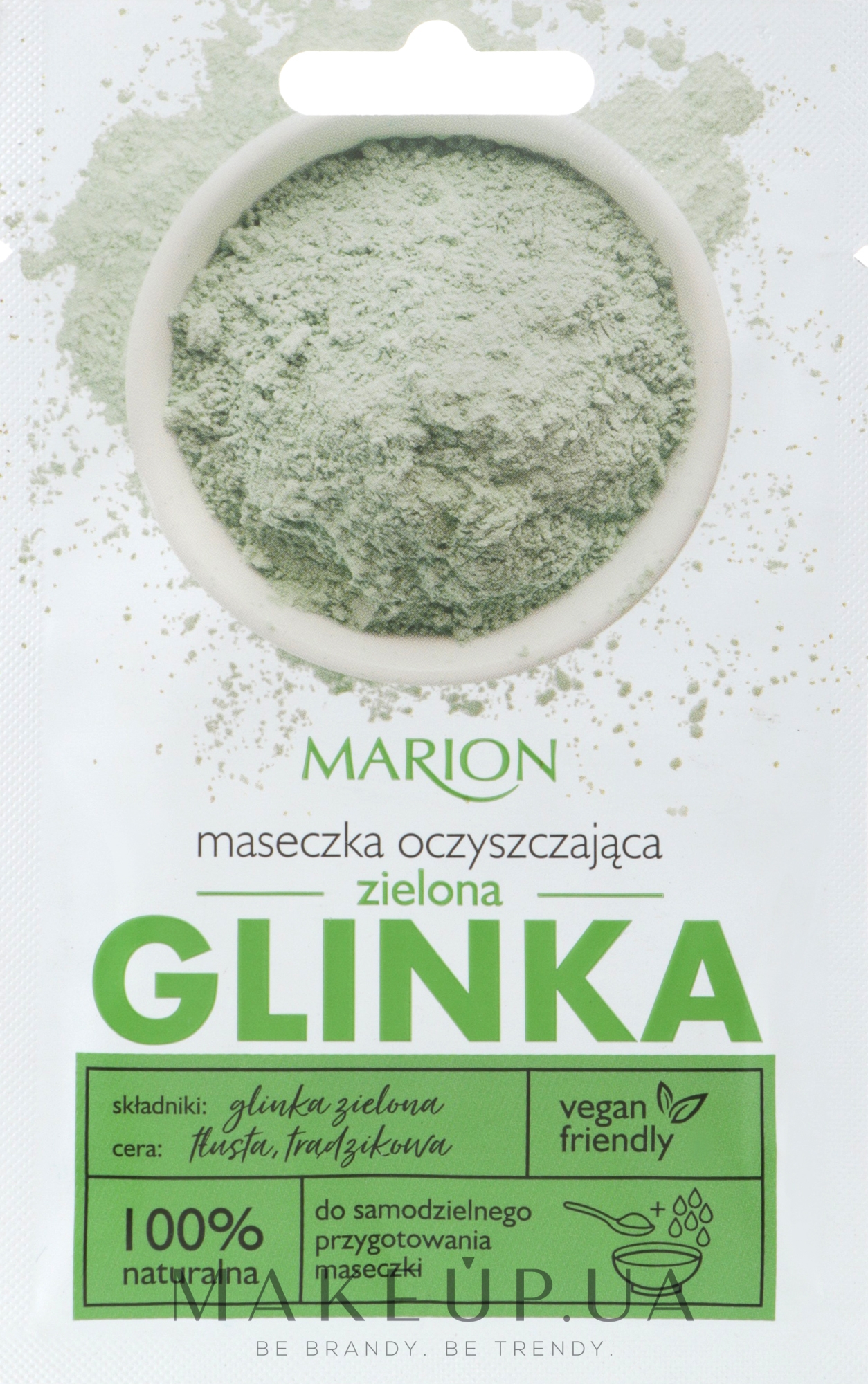 Маска для обличчя на основі зеленої глини - Marion SPA Mask — фото 8g