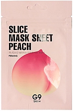 Духи, Парфюмерия, косметика Тканевая маска-слайс для лица - G9Skin Slice Mask Sheet Peach