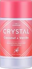 Парфумерія, косметика Дезодорант, збагачений магнієм "Кокос і ваніль" - Crystal Magnesium Enriched Deodorant Coconut + Vanilla