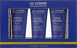 Парфумерія, косметика Набір - Grace Cole GC Homme Sport Clean Cut (gel/100ml + shm/100ml + sh/gel/100ml)