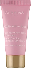 Духи, Парфюмерия, косметика Дневной крем - Clarins Multi-Active Jour Targets Fine Lines, Antioxidant Day Cream For Dry Skin (мини)