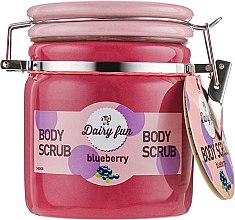 Парфумерія, косметика Скраб для тіла "Чорниця" - Delia Dairy Fun Body Scrub Blueberry