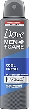 Антиперспірант-аерозоль для чоловіків "Охолоджуюча свіжість" - Dove Men+Care Cool Fresh — фото N1