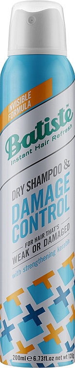 Сухий шампунь з кератином - Batiste Dry Shampoo Damage Control