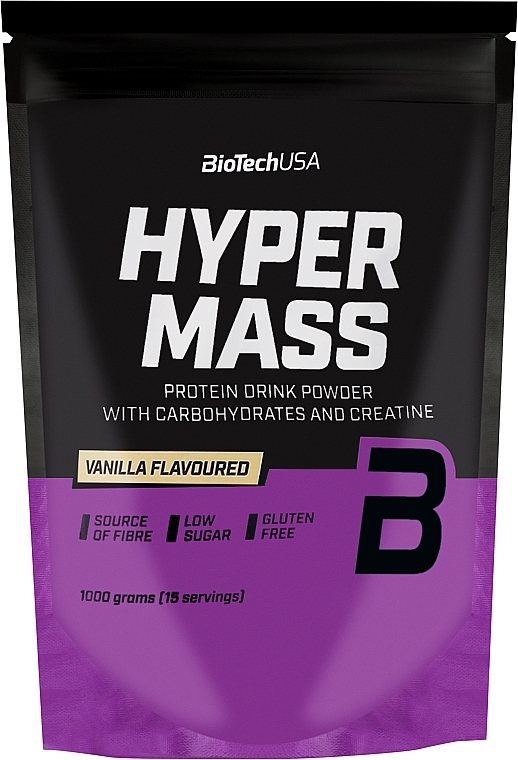 Гейнер со вкусом ванили - BioTech Hyper Mass Vanilla 5000 — фото N2