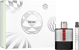 Prada Luna Rossa Carbon - Набір (edt/100ml + edt/10ml) — фото N1