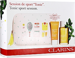 Духи, Парфюмерия, косметика Набор - Clarins Tonic Sport Session (bath/f/30ml + b/oil/100ml)