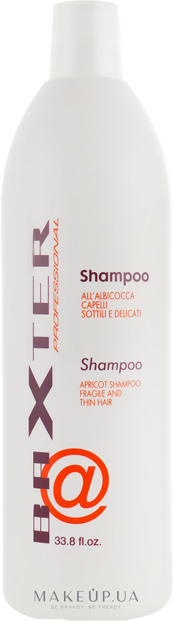 Шампунь для тонких и слабых волос "Абрикос" - Punti di Vista Baxter Professional Shampoo — фото 1000ml