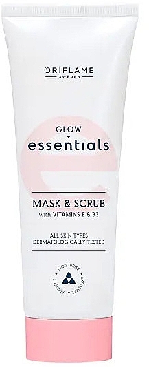 Маска-скраб 2 в 1 - Oriflame Essentials Glow Mask & Scrub — фото N1