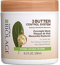 Парфумерія, косметика Маска для волосся, нічна - Biolage 3Butter Control System Overnight Mask