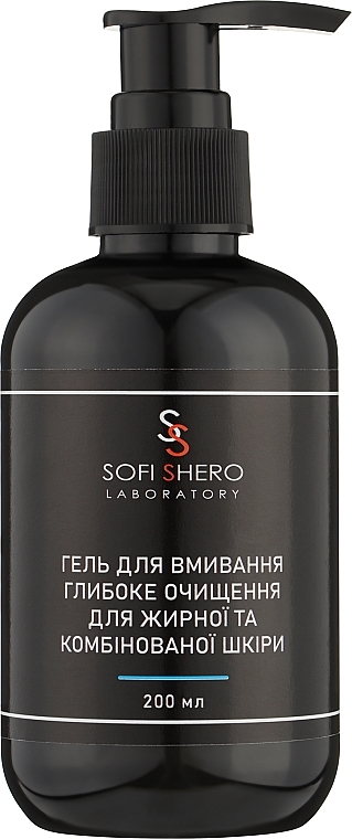 Гель для вмивання "Глибоке очищення" для жирної та комбінованої шкіри - Sofi Shero — фото N1