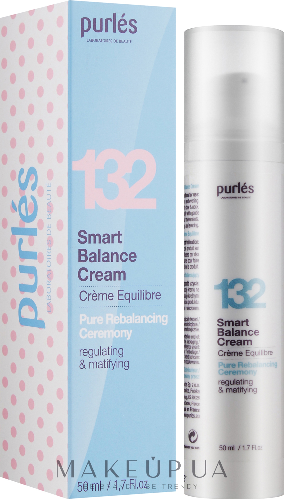 Мультиактивний крем для проблемної шкіри - Purles 132 Smart Balance Cream  — фото 50ml