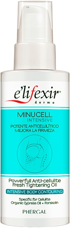 Інтенсивна антицелюлітна олія - E'lifexir Dermo Powerfull Anti-Cellulite Fresh Tightening Oil — фото N1