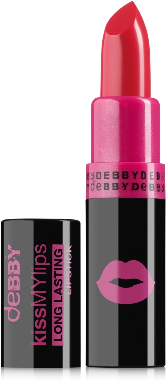 Стійка зволожувальна помада для губ  - Debby Kiss My Lips Long Lasting Lipstick — фото N1