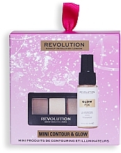 Духи, Парфюмерия, косметика Набор, 2 продукта - Makeup Revolution Mini Contour & Glow Gift Set