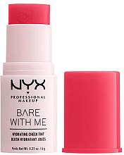 Духи, Парфюмерия, косметика Румяна - NYX Professional Makeup Bare With Me Hydrating Cheek Tint