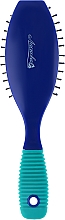 Гребінець для щоденного догляду Small, овальний, синьо-бірюзовий - "Ласкава" — фото N2