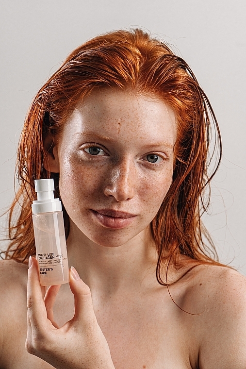 Мист-спрей для глубокого увлажнения и сияния кожи - Sister's Aroma Multi-Use Collagen Mist — фото N11