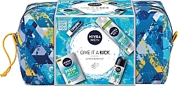 Парфумерія, косметика Набір, 5 продуктів - NIVEA MEN Fresh Kick Give It a Kick