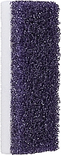 Двусторонняя пемза, бело-фиолетовая - LULA — фото N1