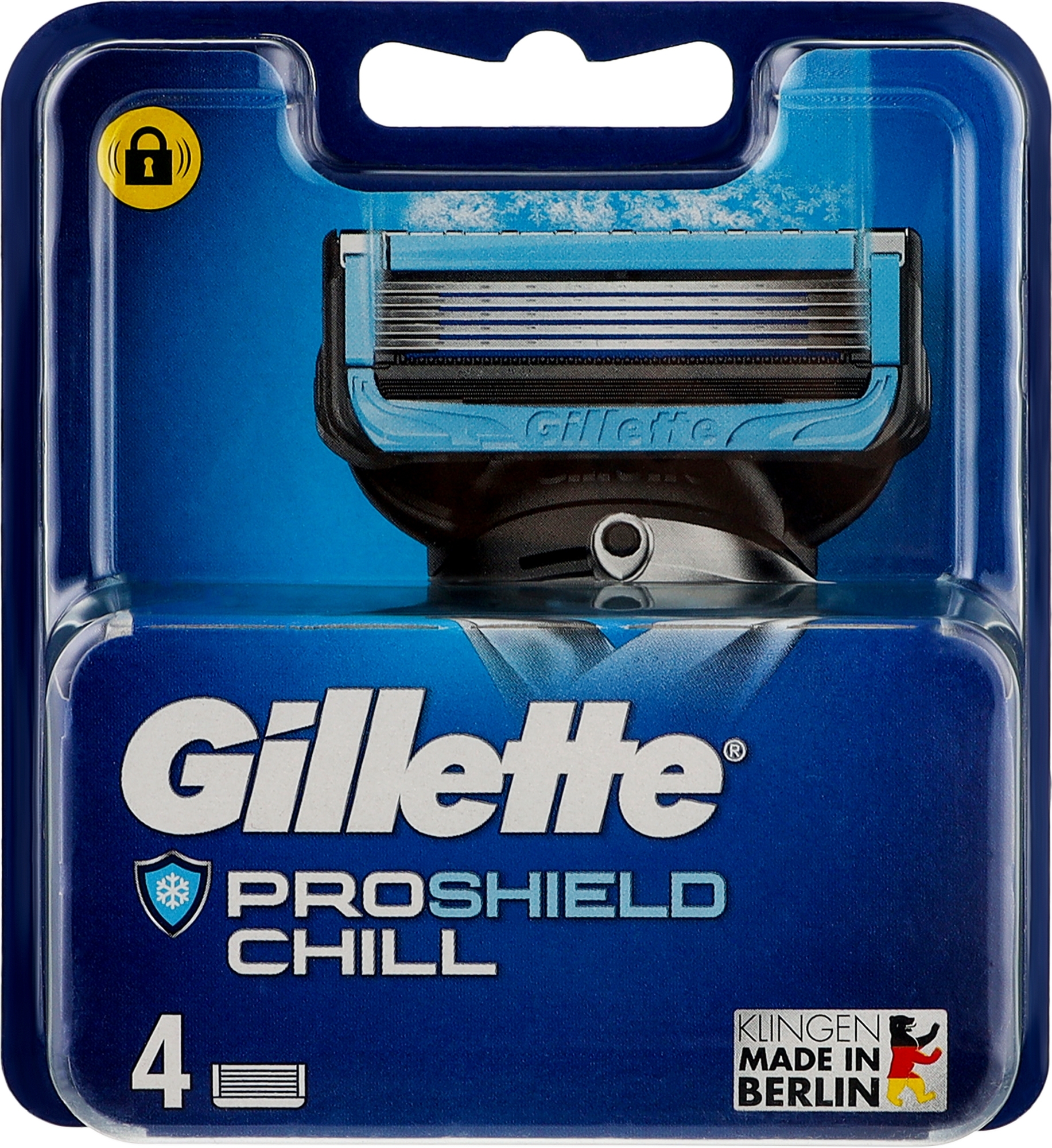 Сменные кассеты для бритья, 4 шт - Gillette Proshield Chill  — фото 4шт