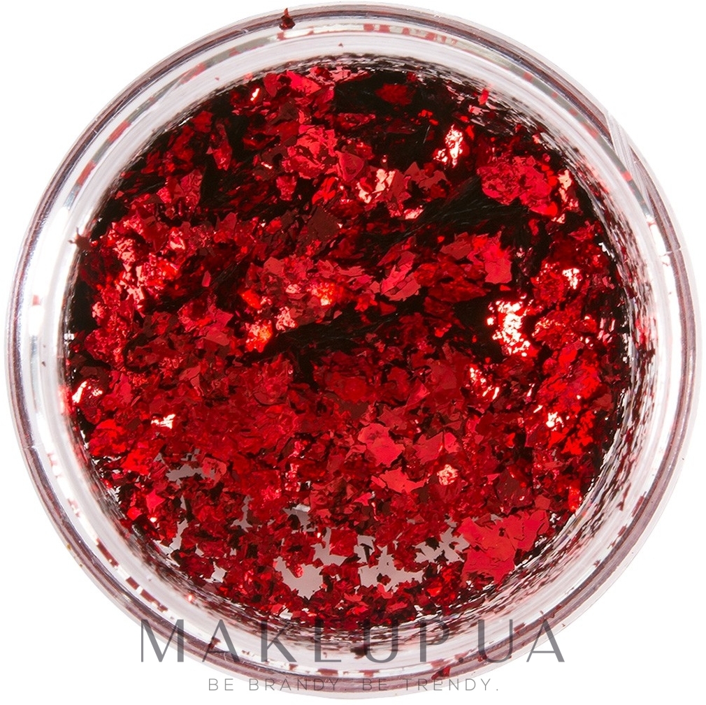 Глиттер для ногтей - Peggy Sage Nail Glitters — фото Flakes Red