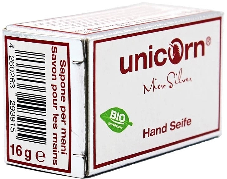 Натуральное мыло для рук с микросеребром - Unicorn Hand Soap Micro Silver — фото N2