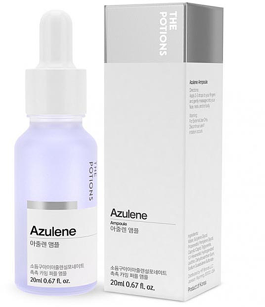 Сыворотка для лица - The Potions Azulene Ampoule Serum — фото N1