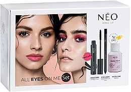 Набор - NEO Make up All Eyes On Me (mascara/9ml + eyeliner/1.3g + mic/wat/50ml) — фото N1