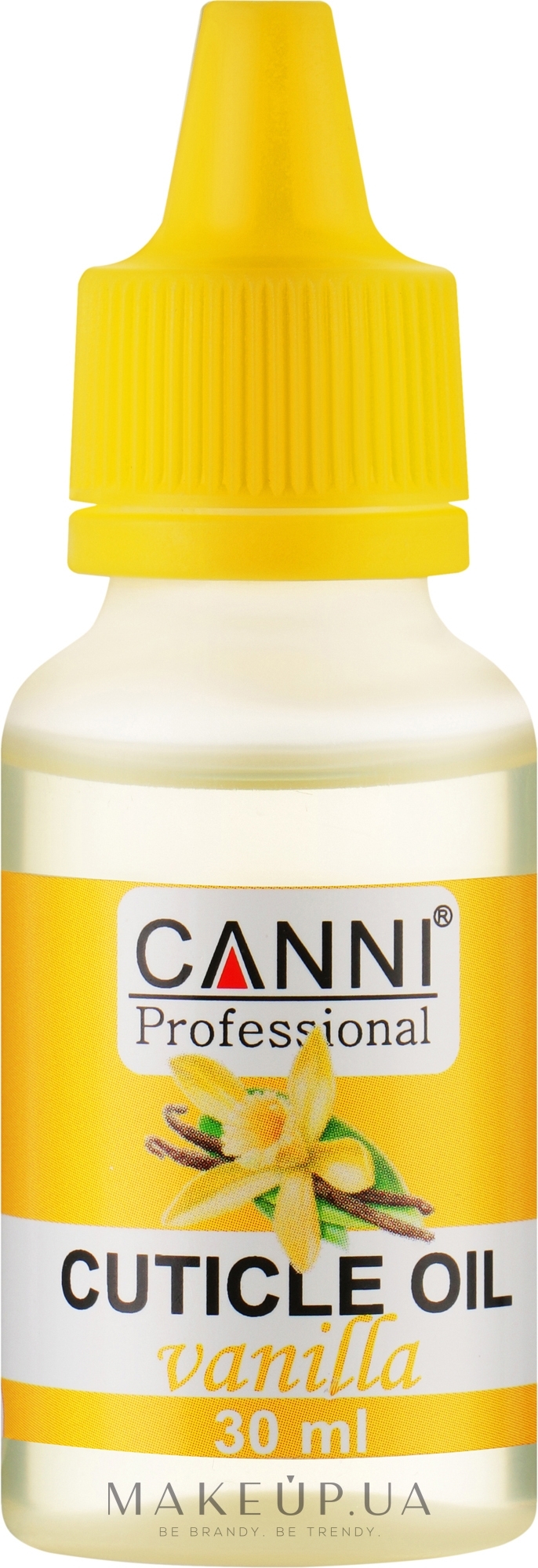 Масло для кутикулы "Ваниль" - Canni Cuticle Oil Vanil — фото 30ml