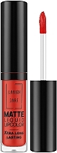 Духи, Парфюмерия, косметика Матовая жидкая помада для губ - Lavish Care Xtra Long Lasting Matte Liquid Lipcolor