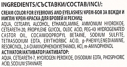 УЦІНКА Фарба для брів і вій - Elea Professional Artisto Cream Color For Eyebrows And Eyelashes * — фото N3