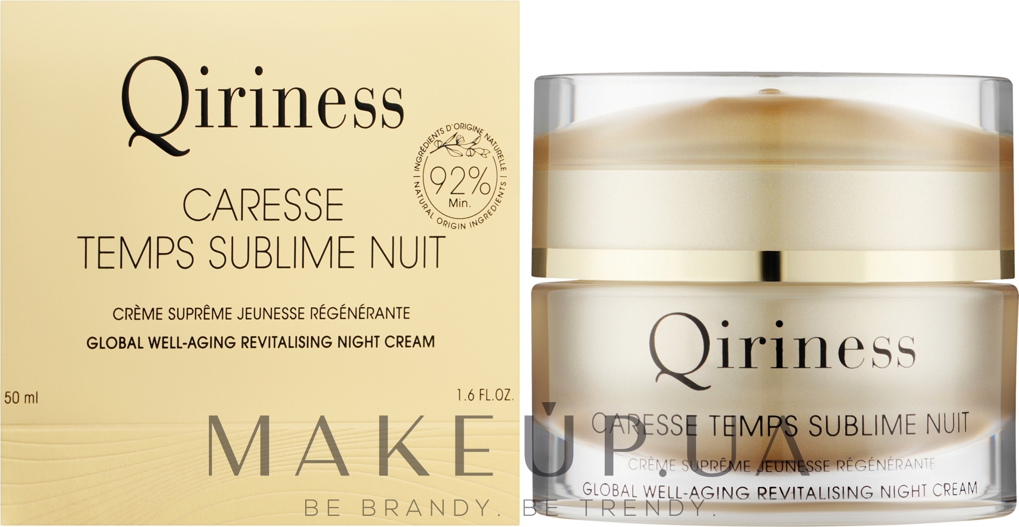 Антивіковий відновлювальний крем нічний - Qiriness Ultimate Anti-Age Regenerating Night Cream — фото 50ml