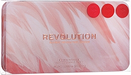 Палетка румян - Makeup Revolution Flamingo Mini Trio Blush Palette Oh My Blush — фото N2