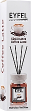 Аромадиффузор "Латте" - Eyfel Perfume Reed Diffuser Coffee Latte — фото N1