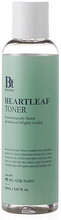 Тонер для обличчя - Benton Heartleaf Toner — фото N1