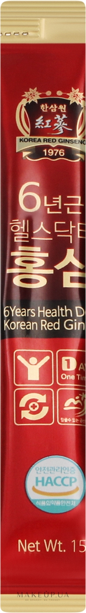 Пищевая добавка "Красный женьшень" - Skin Factory 6Years Red Ginseng Health Doctor — фото 1x15g