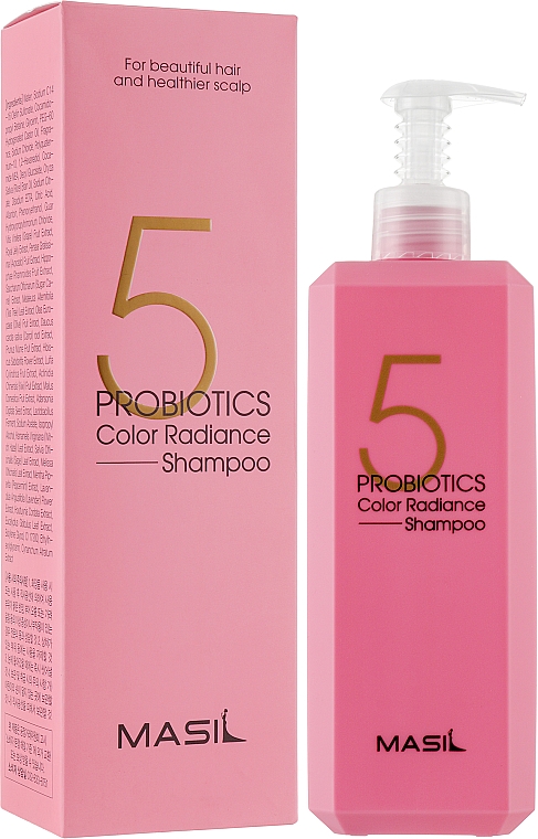 Шампунь с пробиотиками для защиты цвета - Masil 5 Probiotics Color Radiance Shampoo — фото N4