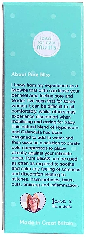 Раствор для компрессов - Natural Birthing Company Pure Bliss Soothing Postnatal Compress Solution  — фото N3