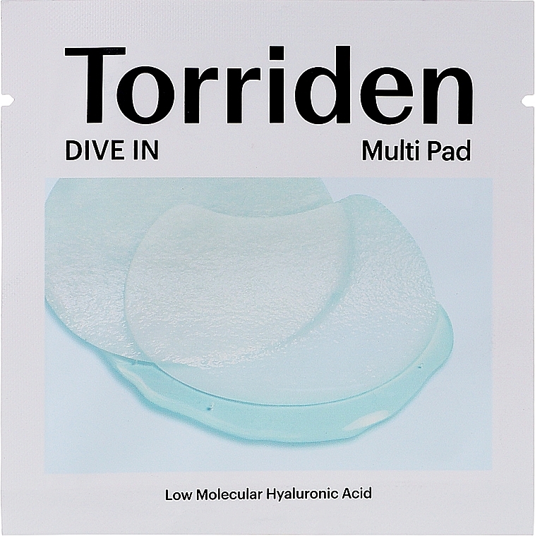 Тонер-пади с гиалуроновой кислотой для лица - Torriden Dive-In Multi Pad