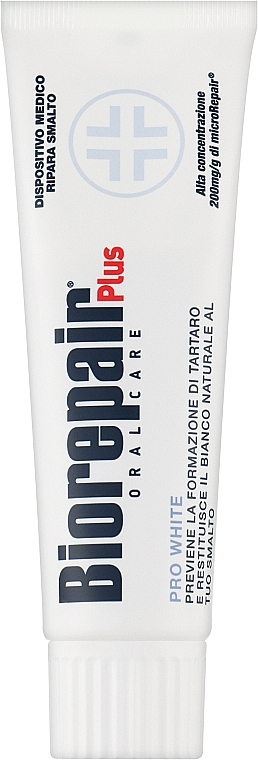 Профессиональная зубная паста "Профессиональное восстановление и отбеливание" - Biorepair Plus Pro White