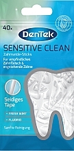 Флос-зубочистки, 40 шт. - DenTek Sensitive Clean — фото N1