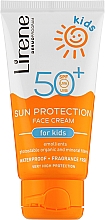 Духи, Парфюмерия, косметика Солнцезащитный крем для лица SPF 50 - Lirene Kids Sun Protection Face Cream SPF 50