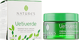 Духи, Парфюмерия, косметика УЦЕНКА Тонизирующий крем для лица - Nature's Vetiverde Toning Face Cream *